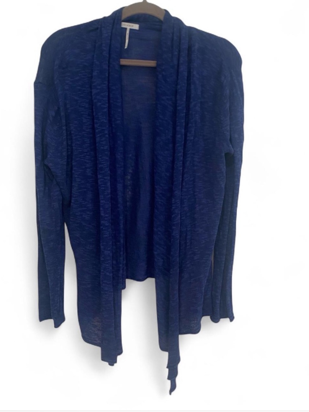 STITCHDROP BLUE LONG SLEEVE OPEN FRONT LIGHTWEIGHT CARDIGAN SIZE MEDIUM